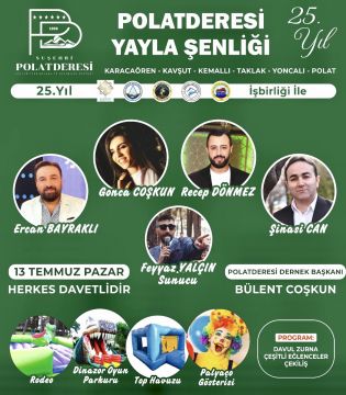 POLATDERESİ ŞENLİKLERİNE DAVETLİSİNİZ